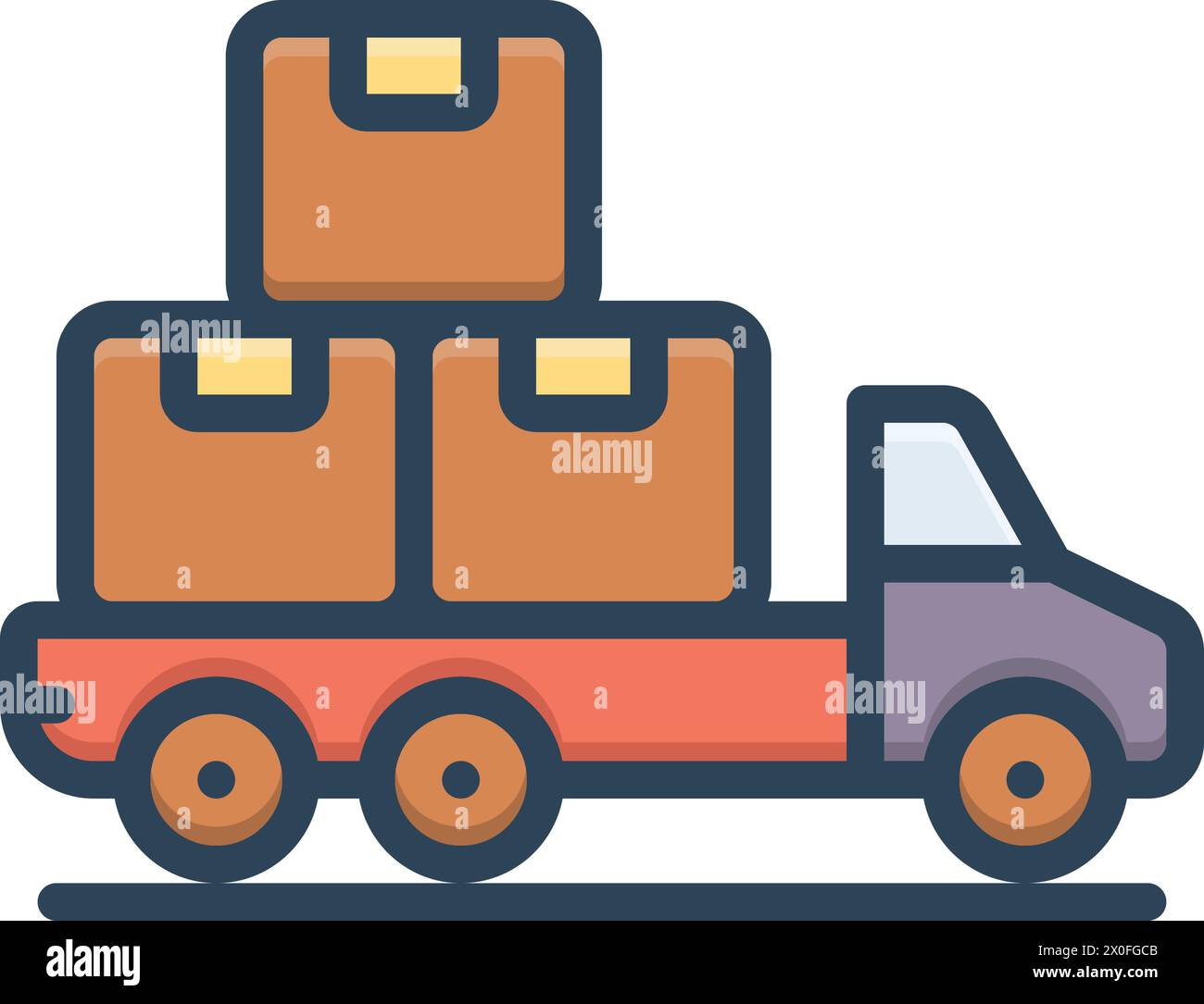 Icon for goods, logistics Stock Vector