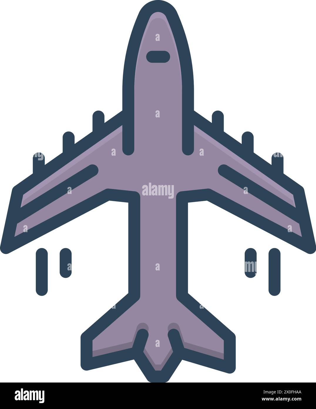 Icon for plane, flight Stock Vector
