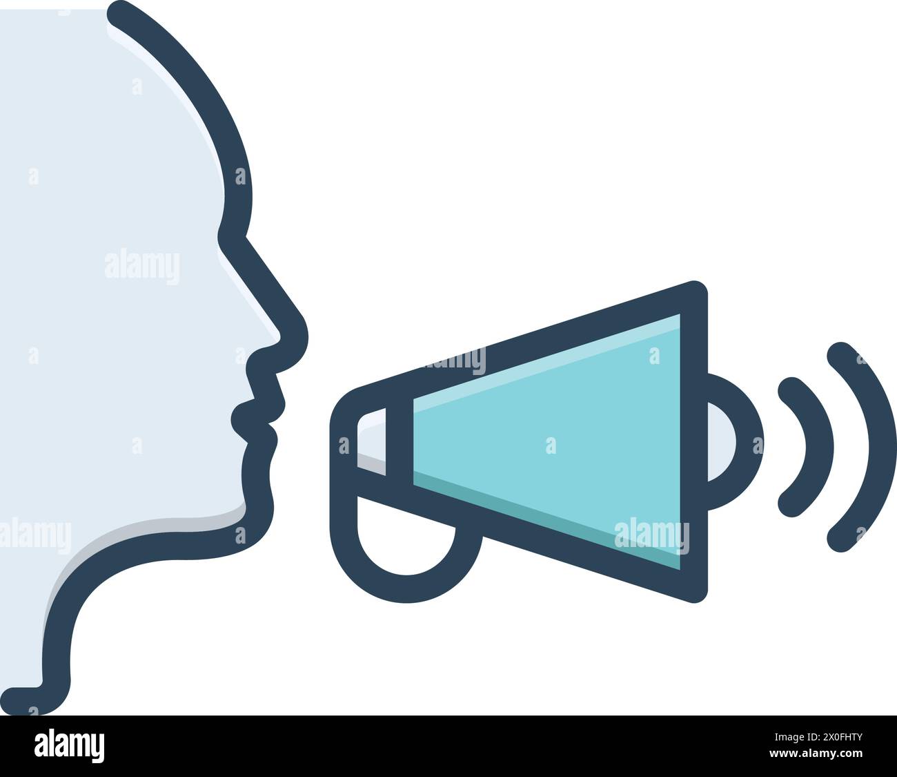 Icon for speaking verbal stock vector image art alamy