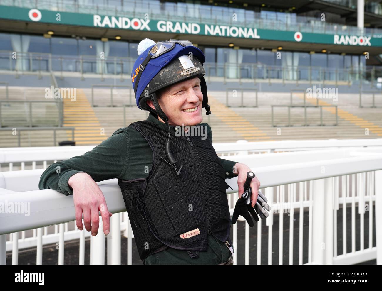 Jockey David Maxwell ahead of day two of the 2024 Randox Grand National ...