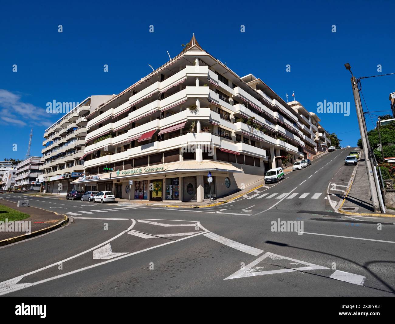 South Pacific Cruise / Modern Apartment Buildings in Noumea, New