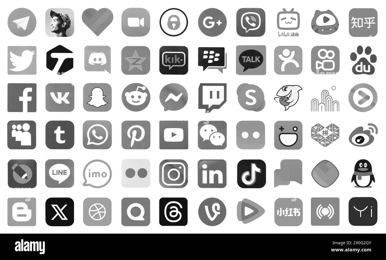 Video icon for websites Black and White Stock Photos & Images - Alamy