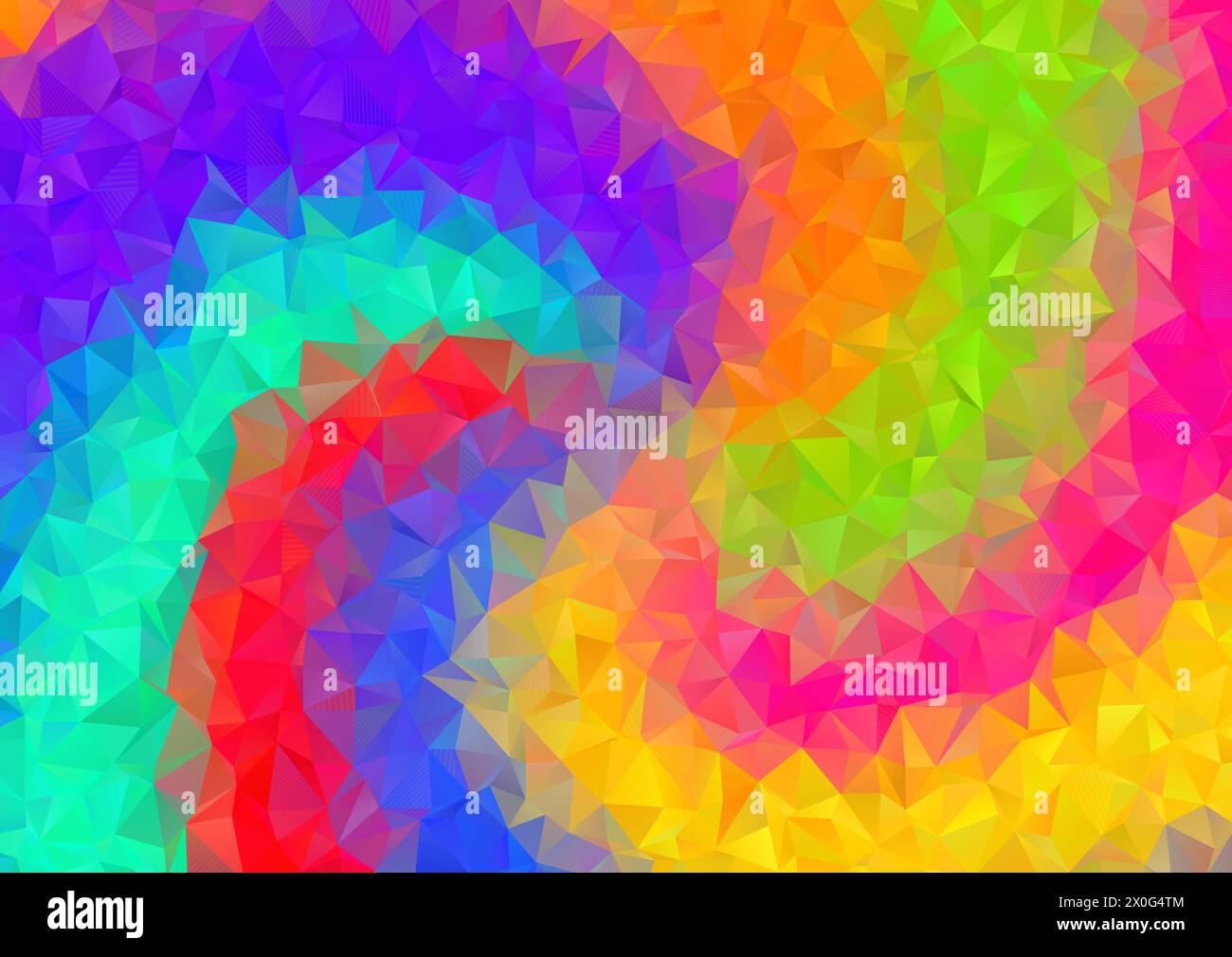 Abstract background with a multi coloured low poly design Stock Vector