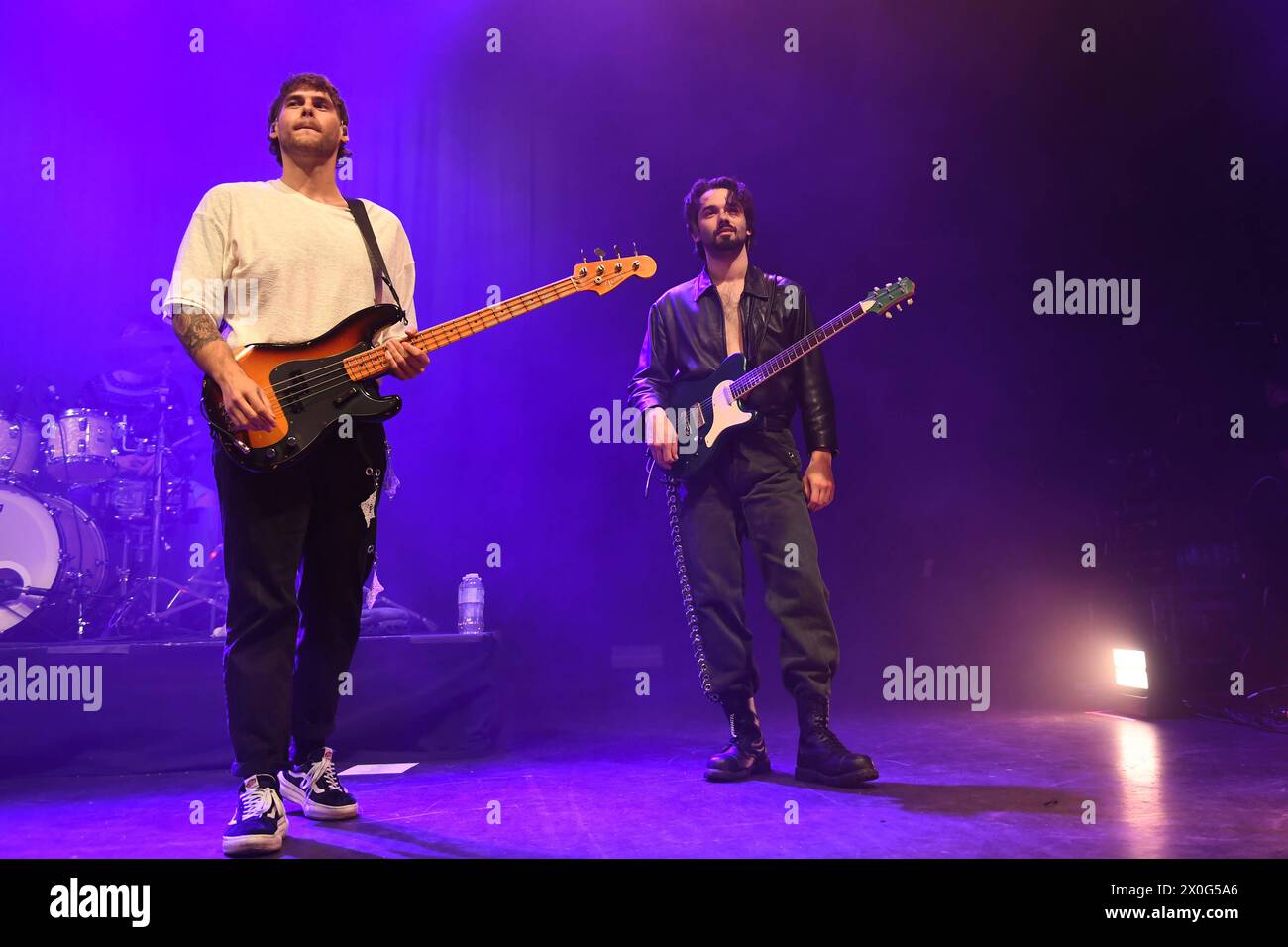 Joker Out performing at Shepherds Bush Empire LONDON, ENGLAND - APRIL ...