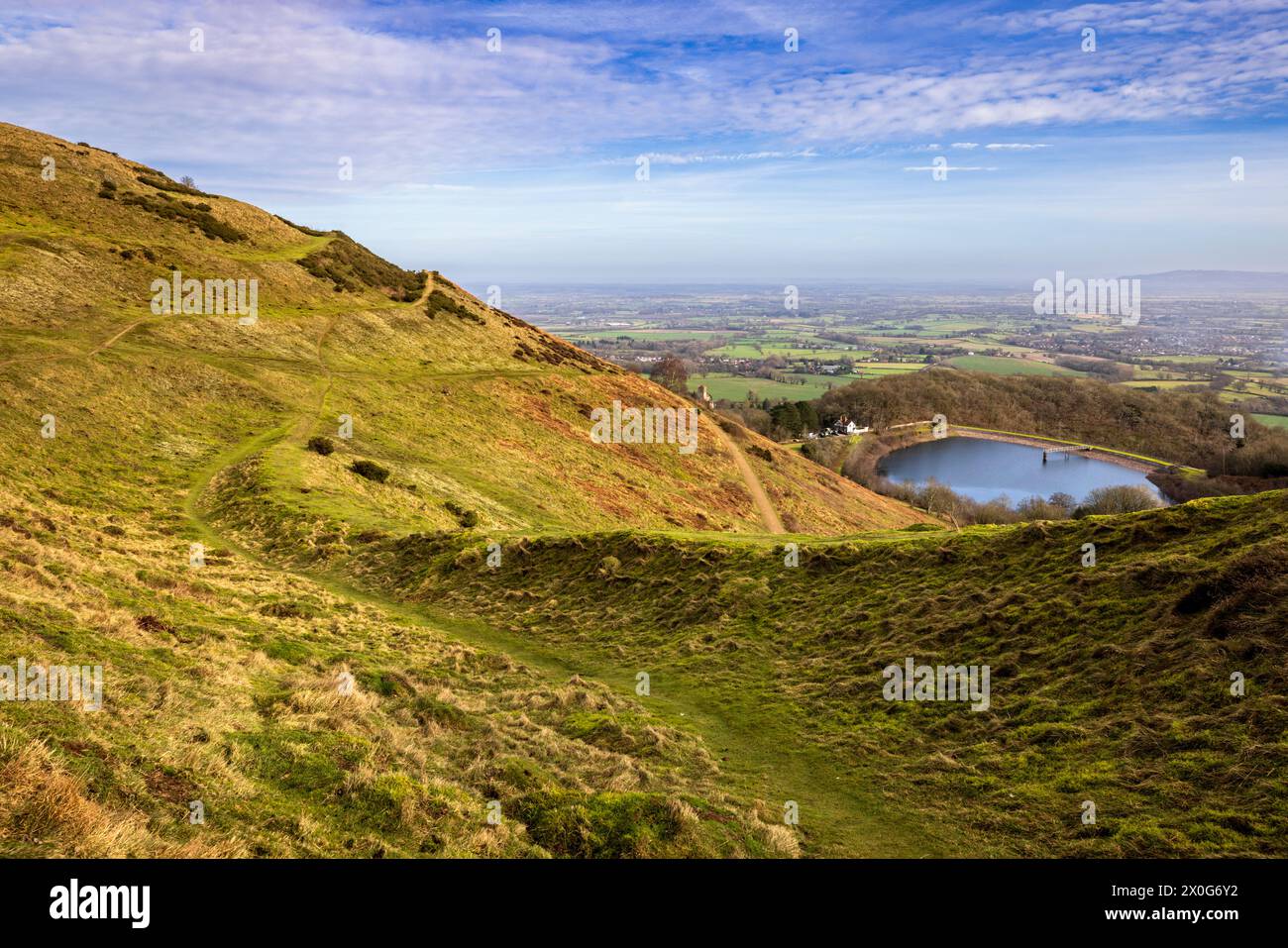 British Camp Reservoir From The Ramparts Of The Iron Age Hillfort ...