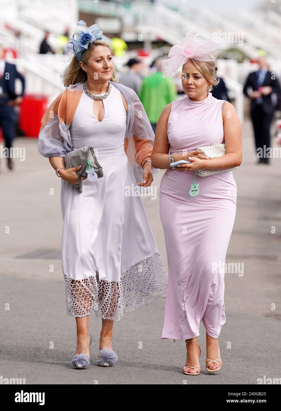Racegoers on day two of the 2024 Randox Grand National Festival at ...