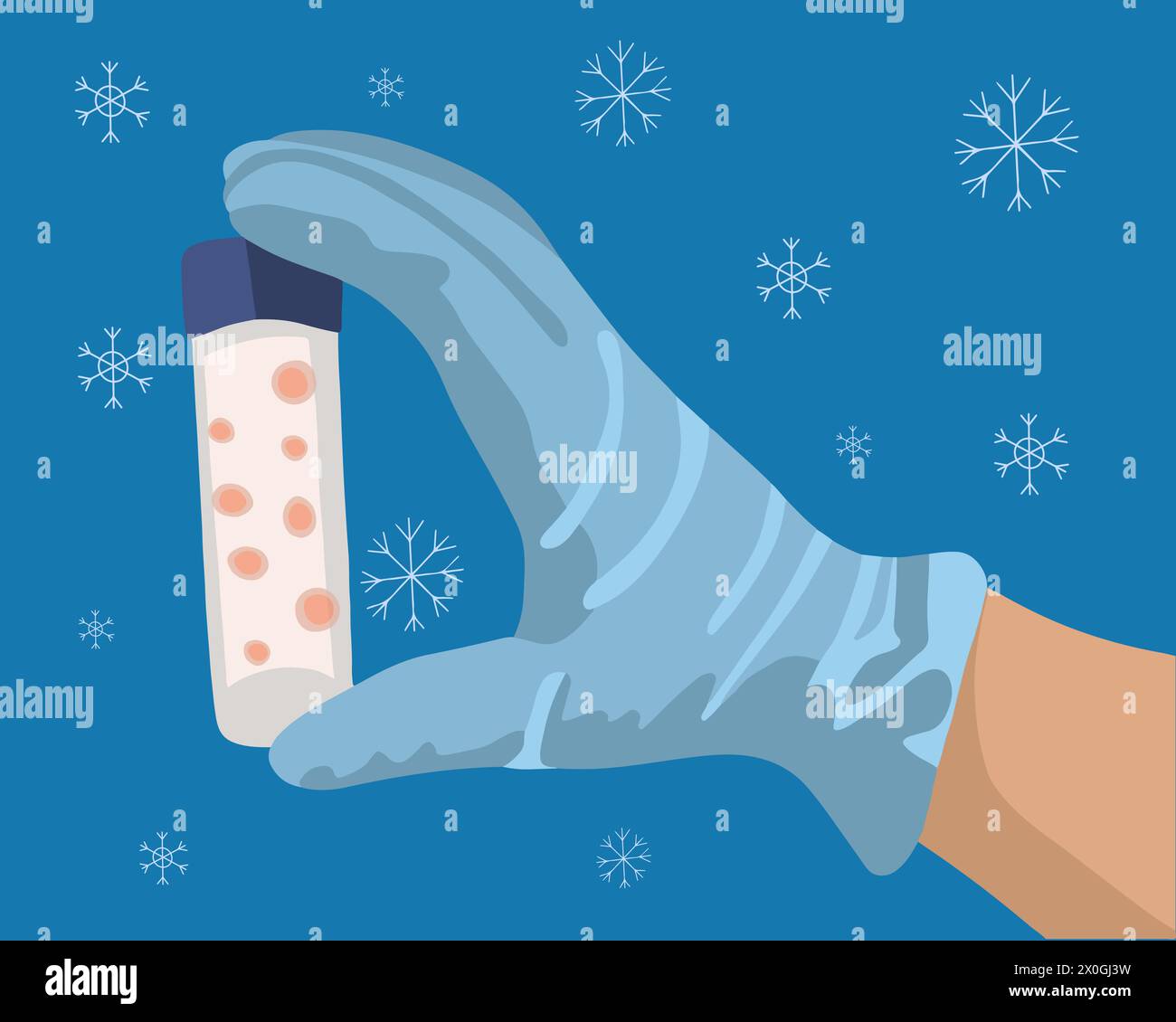 Egg freezing vector isolated illustration. Egg donation. Artificial