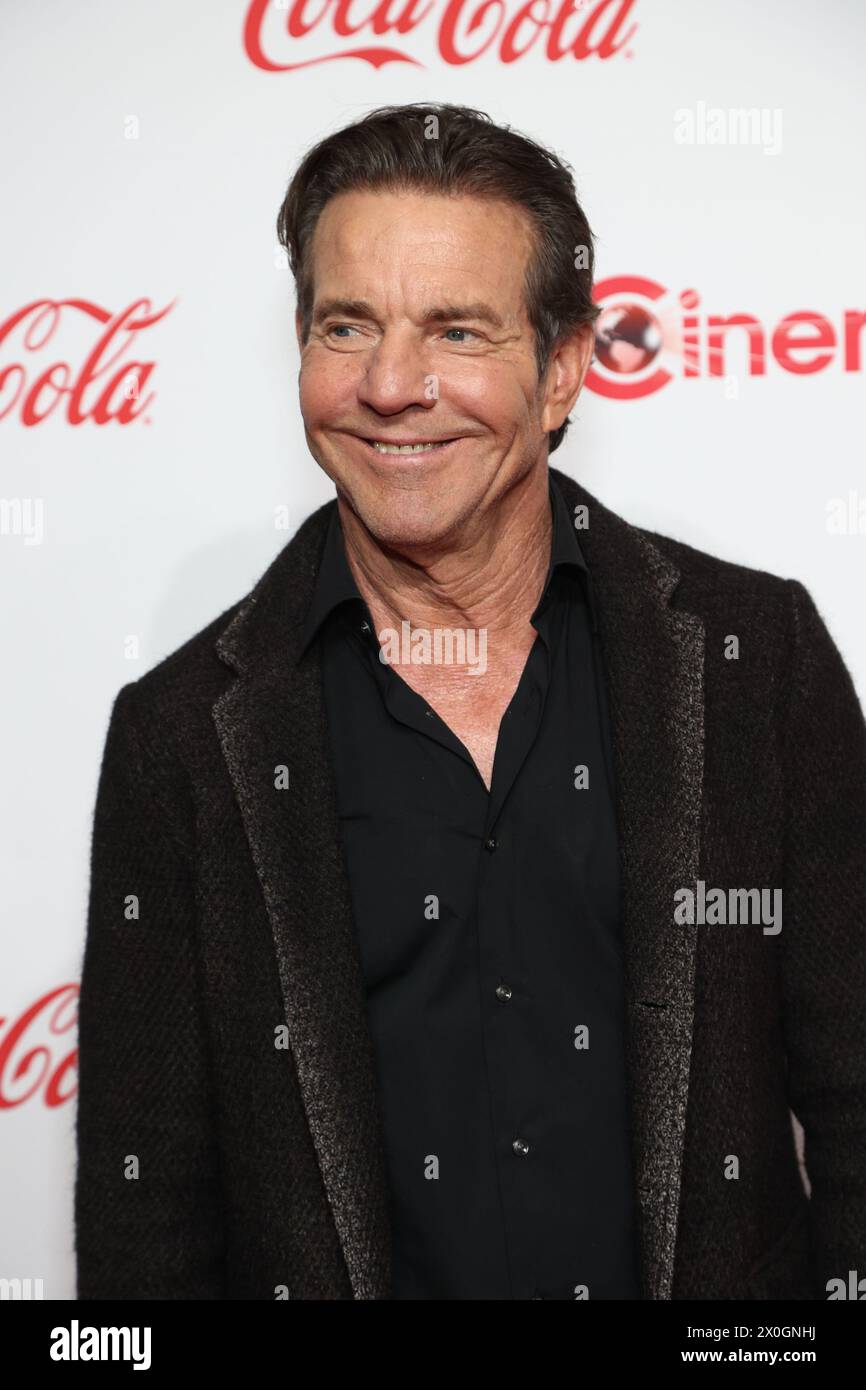 Las Vegas, United States. 11th Apr, 2024. Dennis Quaid, recipient of