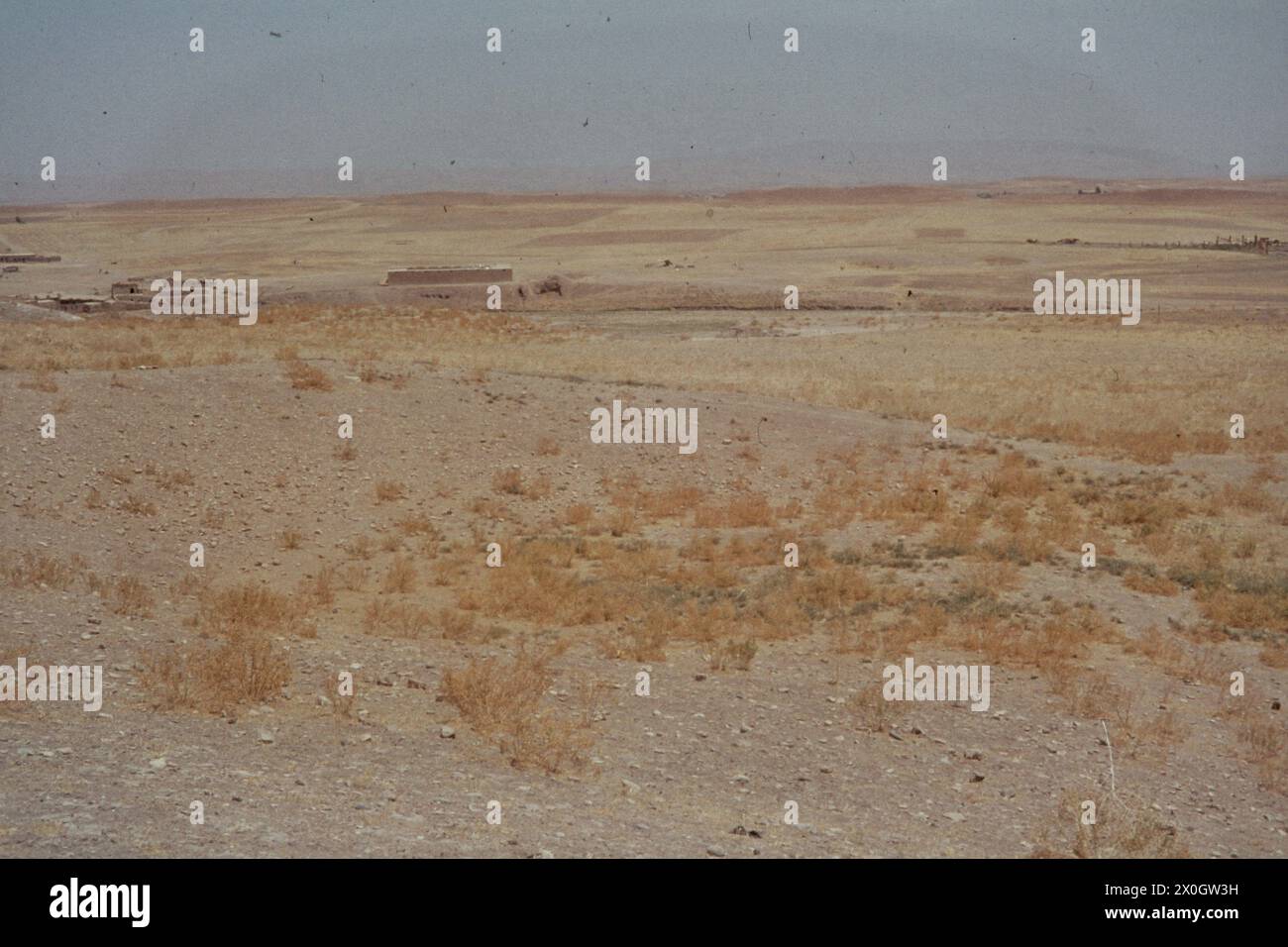 View over the excavation area in Ninive. [automated translation] Stock ...