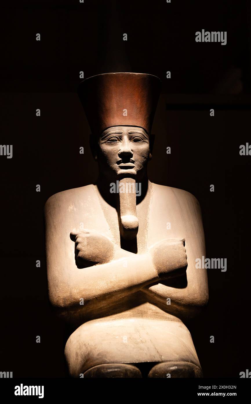 Statue of Mentuhotep II, Cairo Museum of Antiquities, Egypt Stock Photo