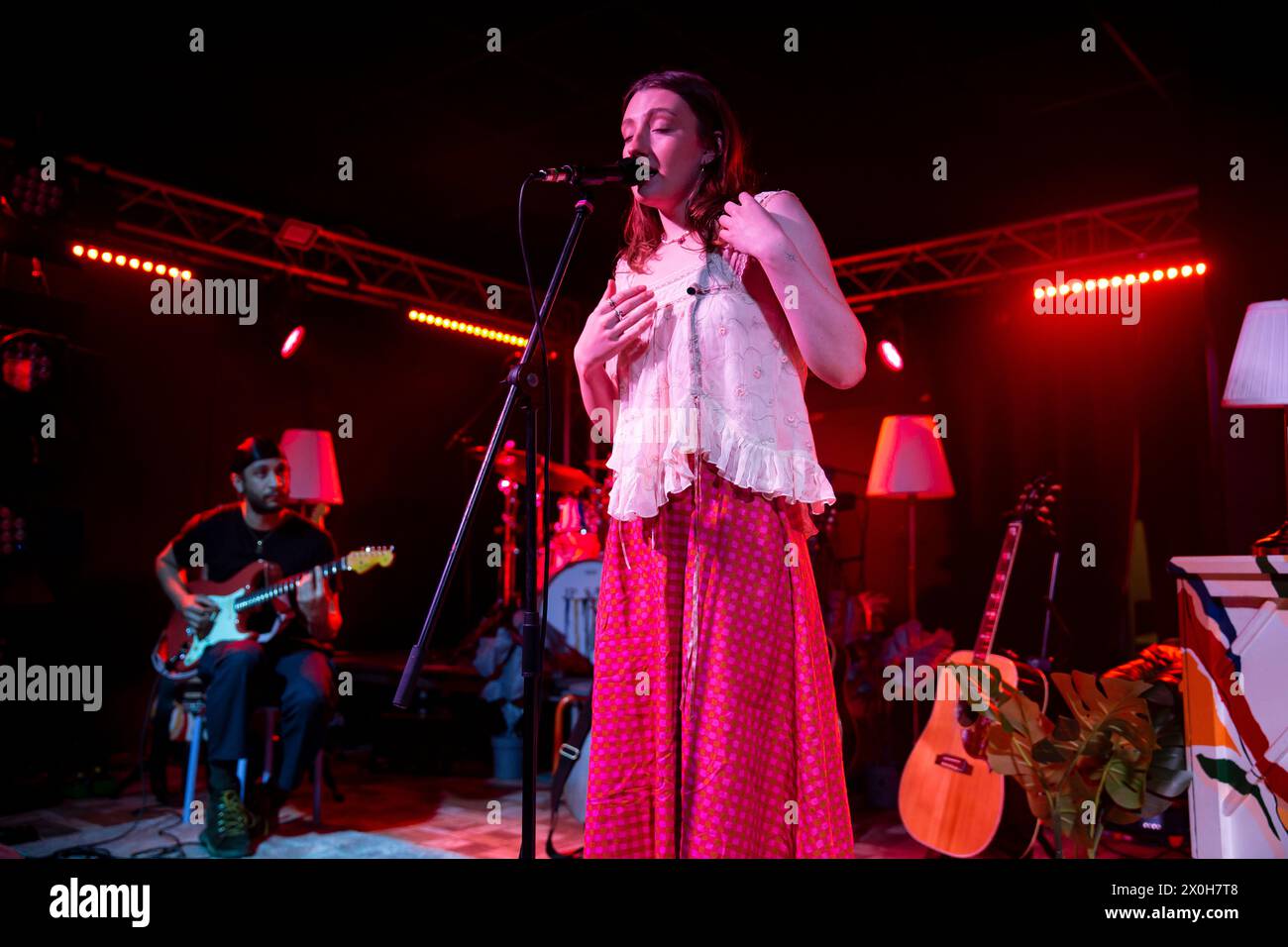 Nina Cobham performing live concert at Legend Club, Milano 11 April 2024 © Giorgia De Dato Stock Photo