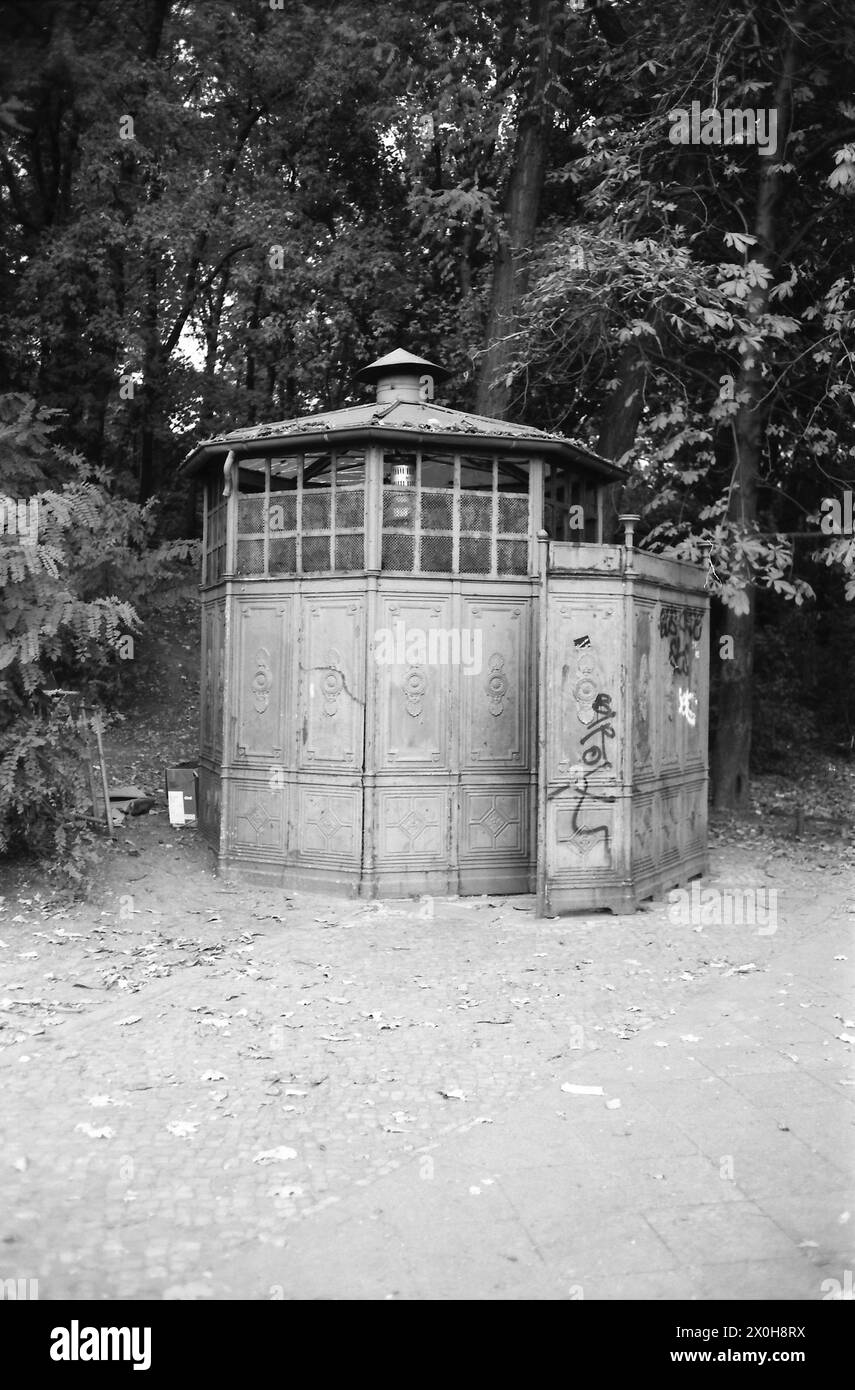 "Cafe Achteck is the name Berliners give to the old ""men's restrooms