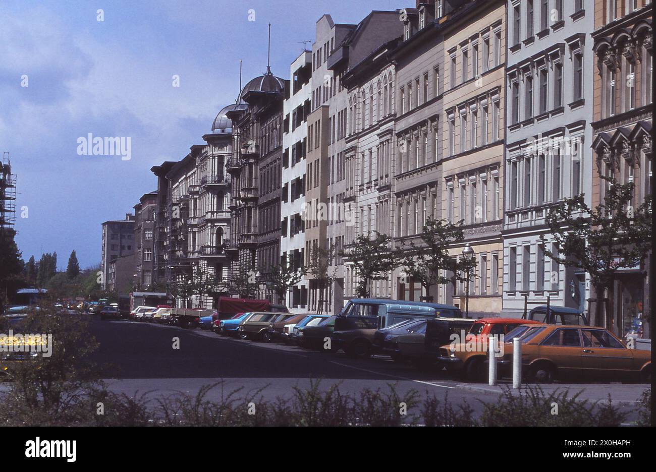 Street with old buildings in Berlin [automated translation] Stock Photo ...