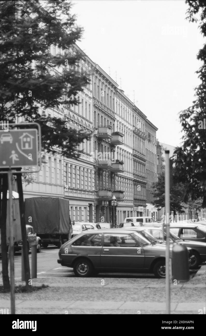 Wilhelminian style buildings in Berlin. [automated translation] Stock ...