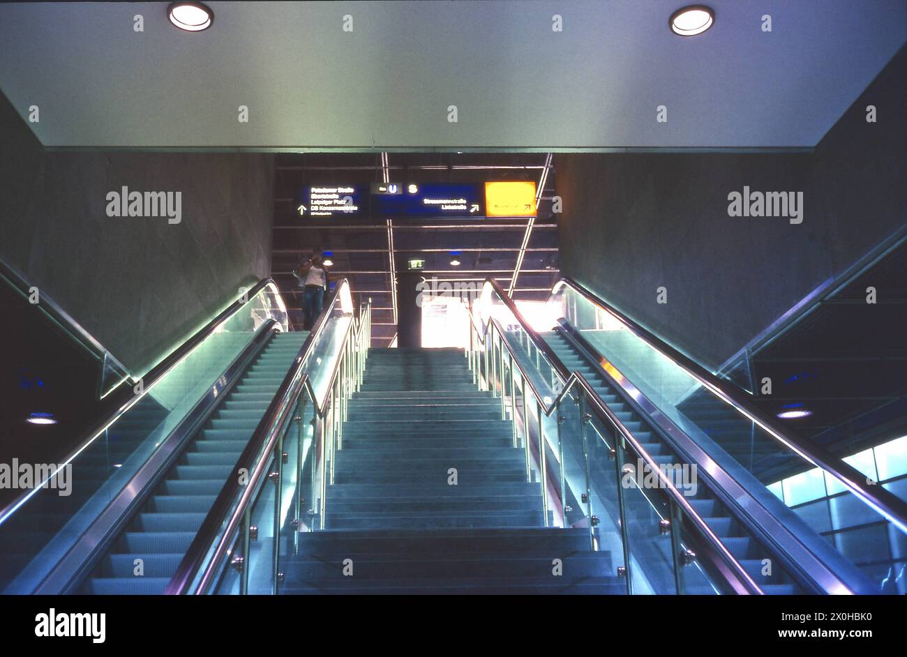 At the same time as the new main station, the Potsdamer Platz long-distance station also went online. [automated translation] Stock Photo