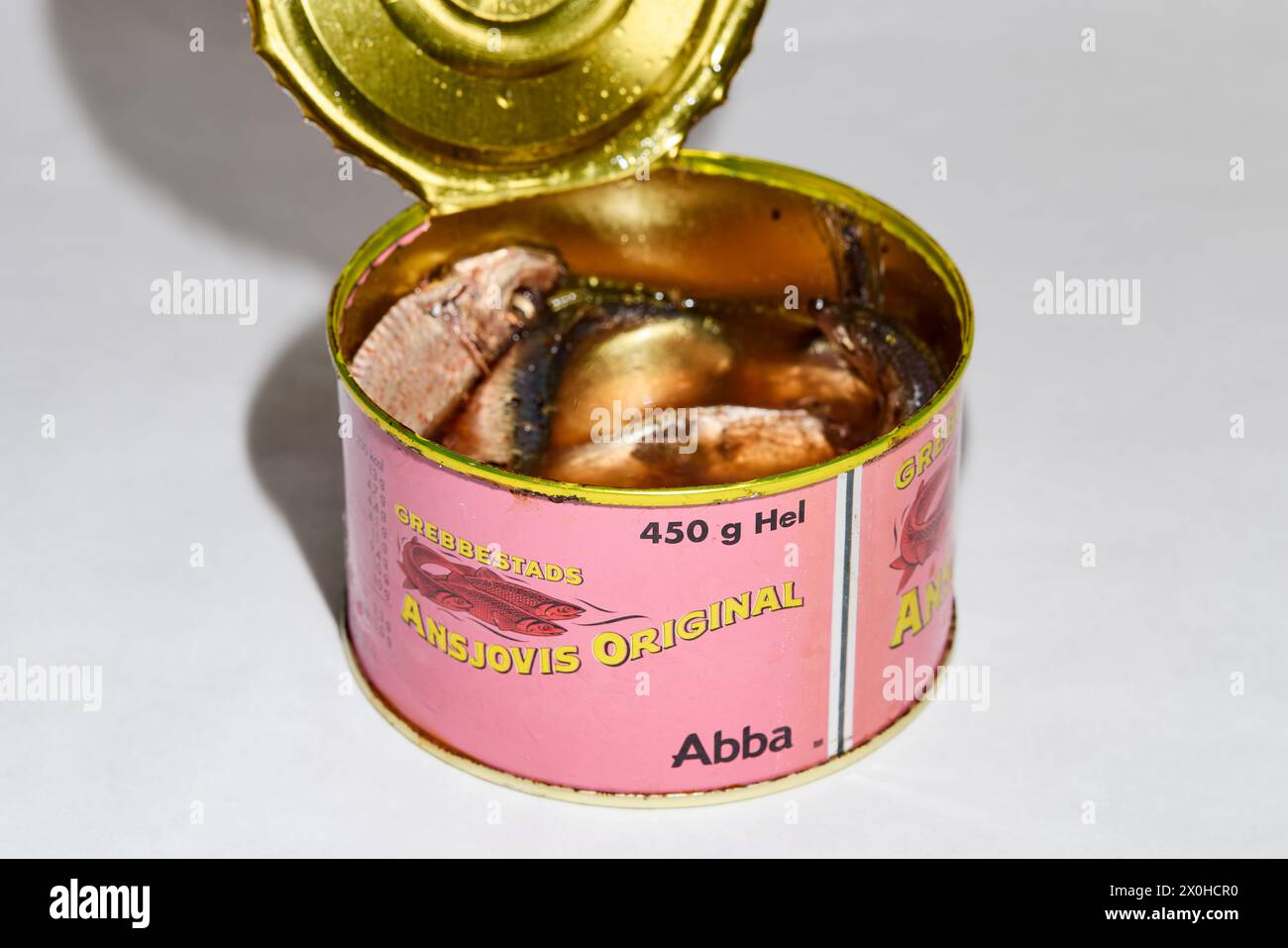 Grebbestads Ansjovis Original, 450 g; Swedish anchovies (i.e. sprats ...