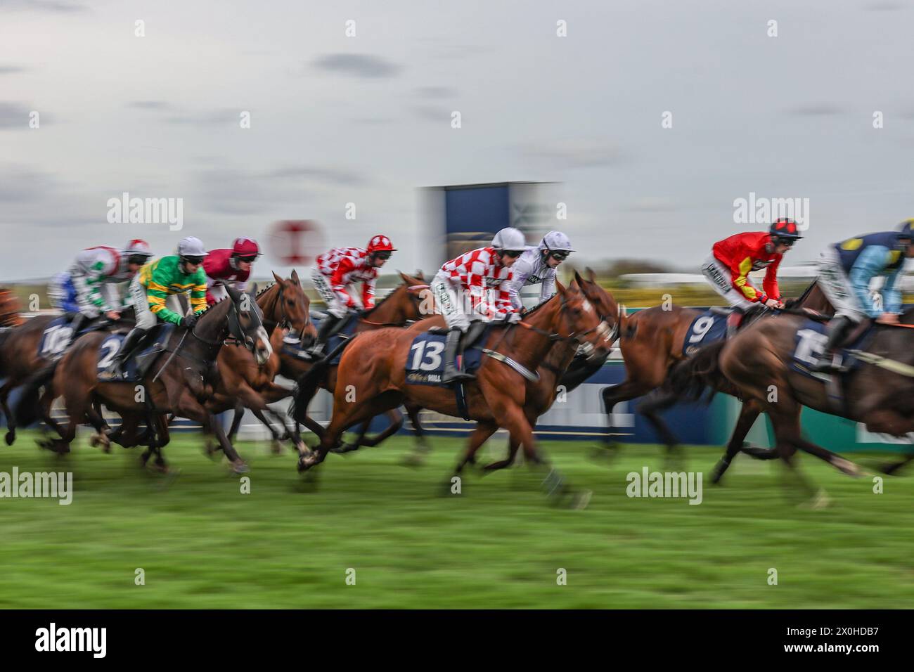Theatre Man ridden by Harry Bannister during the The Randox Grand