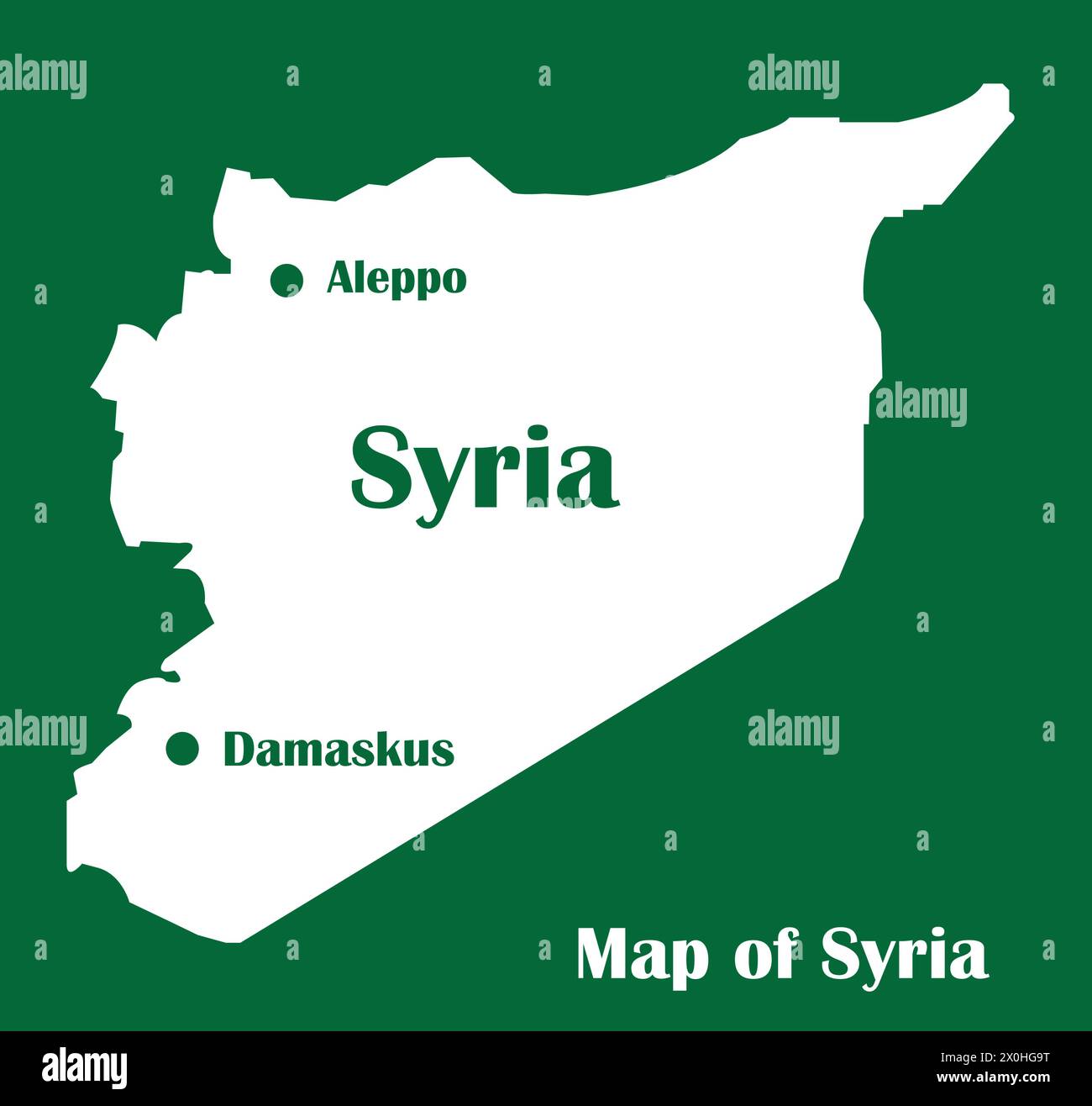 syria country map vector illustration symbol design Stock Vector