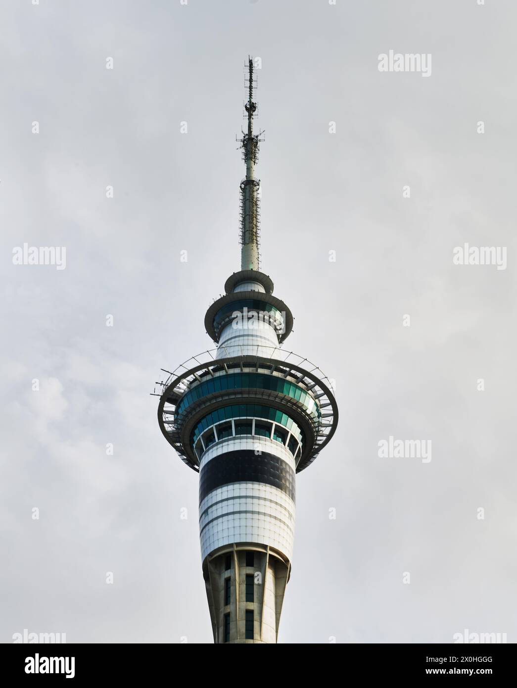 Auckland sky tower, Auckland City, North Island, New Zealand Stock Photo