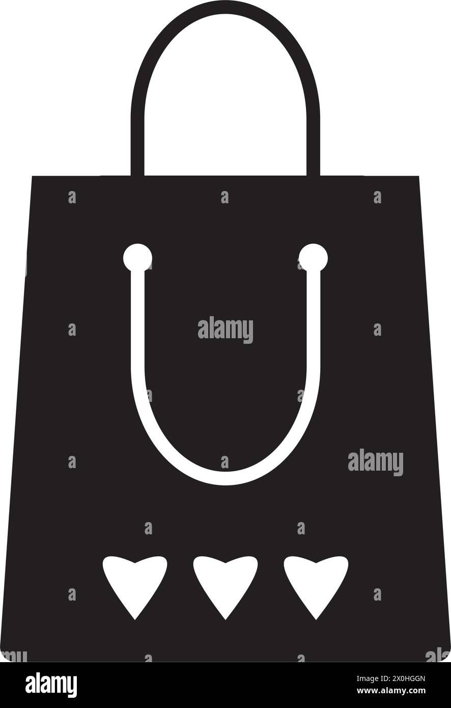 shopping bag icon vector illustration symbol design Stock Vector Image ...