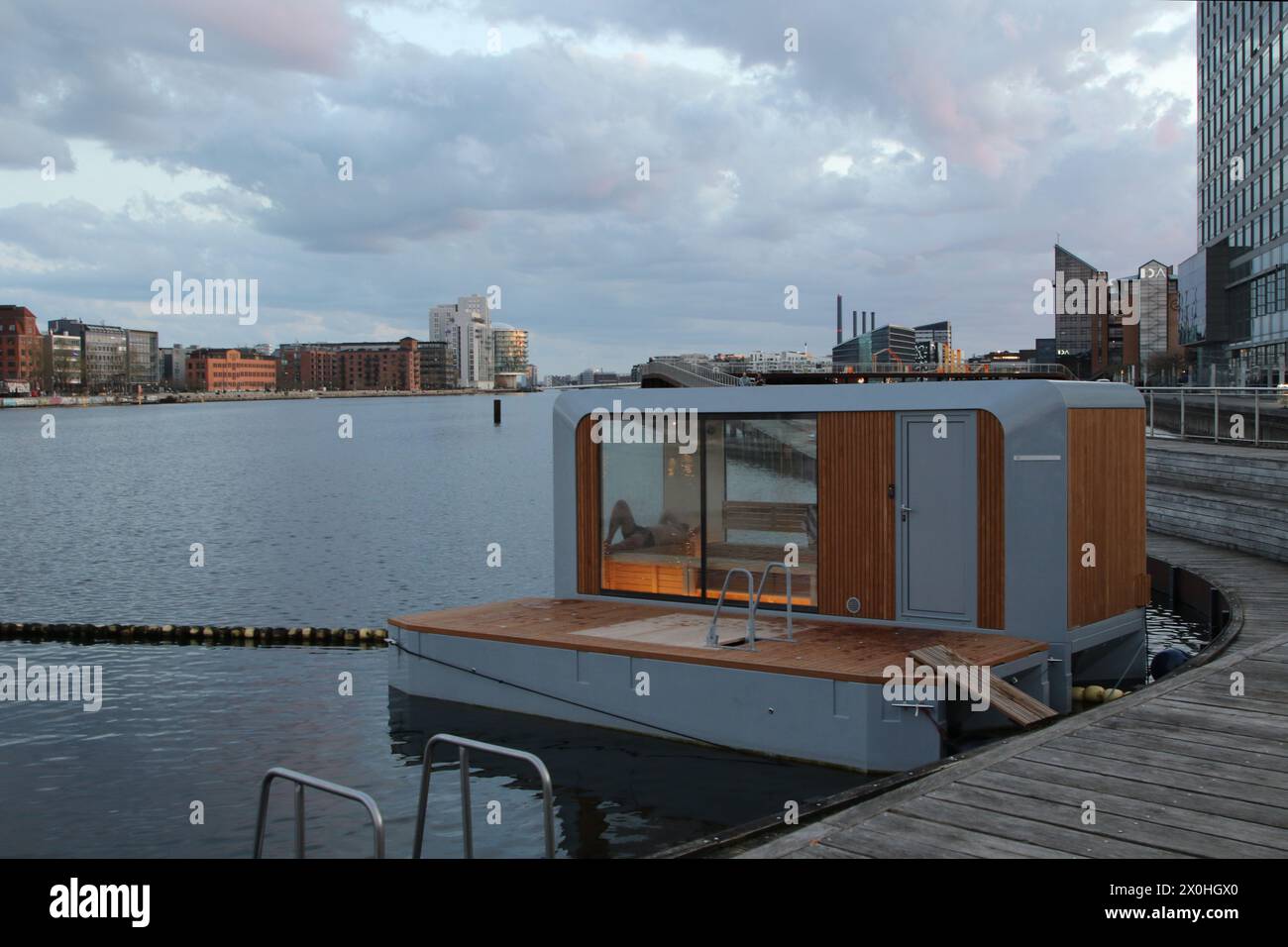 Floating sauna in Copenhagen harbour Denmark April 2024 Stock Photo Alamy