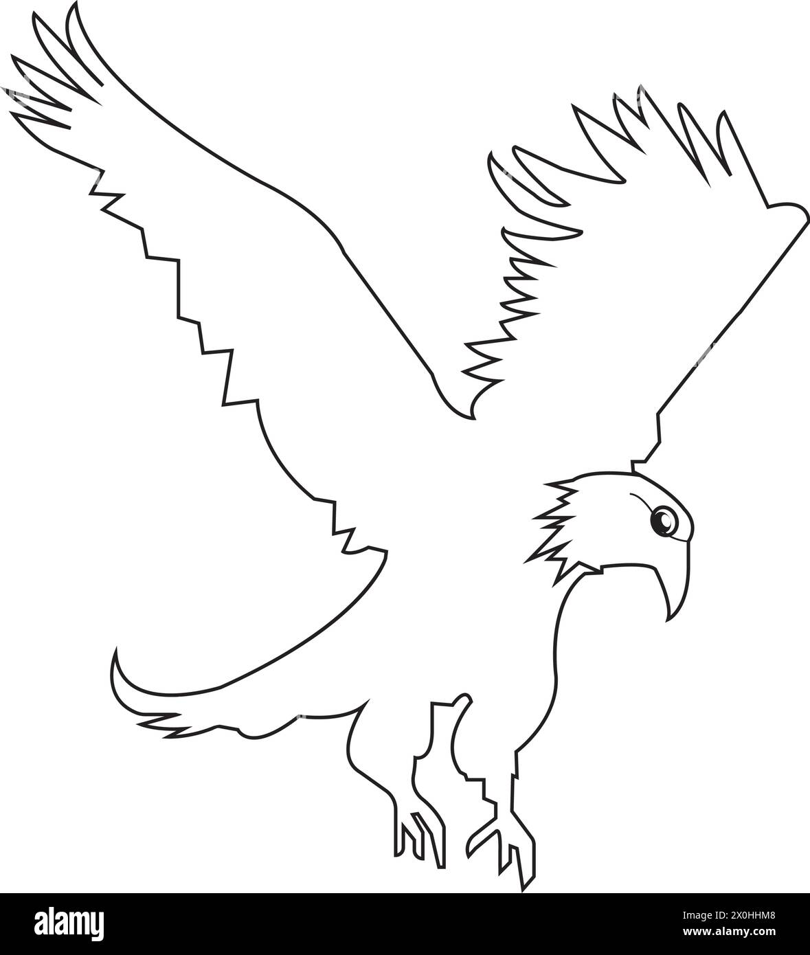 flying eagle icon design vector illustration Stock Vector