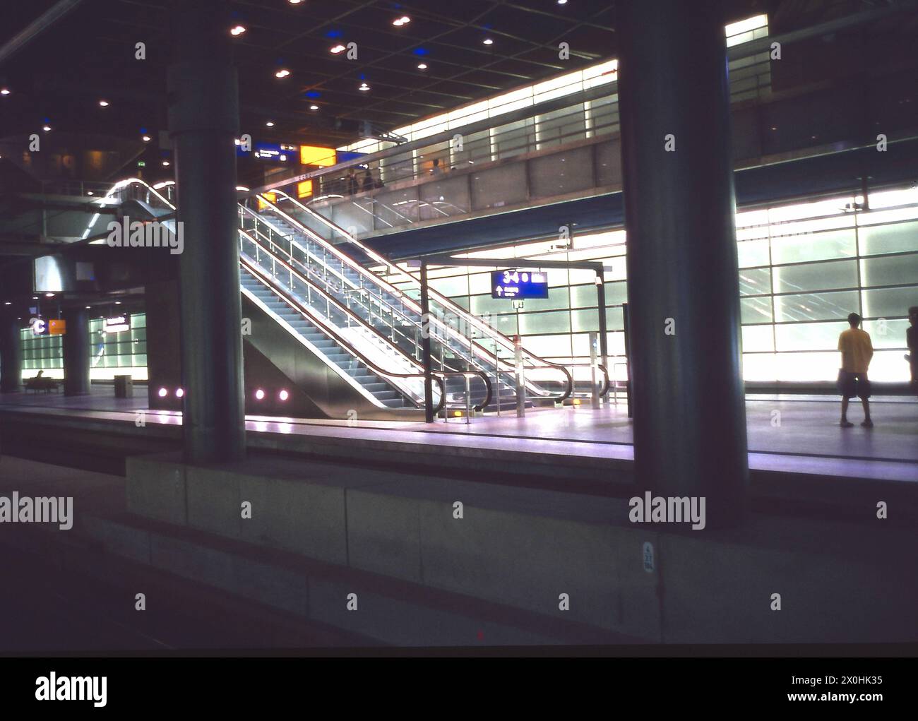 At the same time as the new main station, the Potsdamer Platz long-distance station also went online. [automated translation] Stock Photo