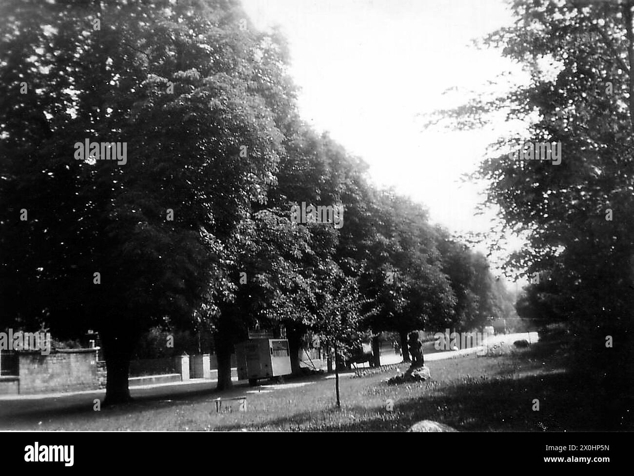 Former Kastanien Allee before construction of the underpass [automated ...