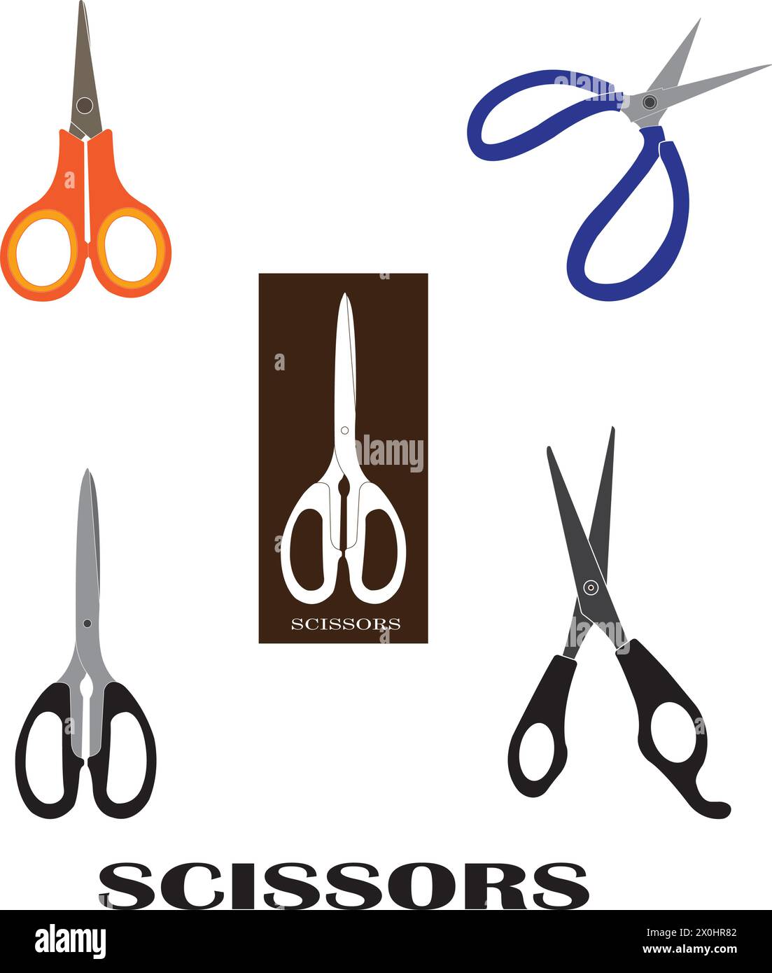 Simple steel scissors hi-res stock photography and images - Alamy