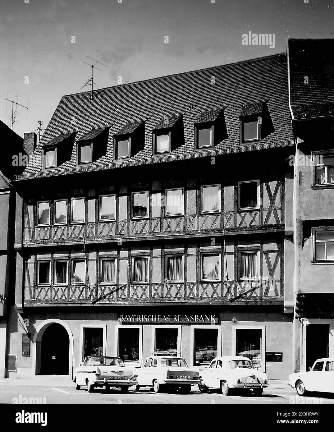Bayrische Vereinsbank vormals Hotel Schnecke (Aufnahmedatum: 01.01.1968 ...