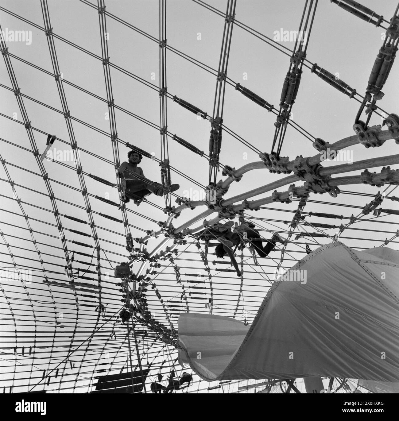Olympic stadium munich view Black and White Stock Photos & Images - Alamy