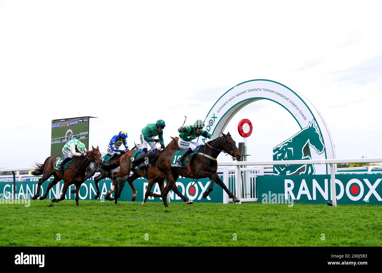 Randox Races Arizona Cardinal ridden by jockey Ciaran Gethings (right) wins the ...