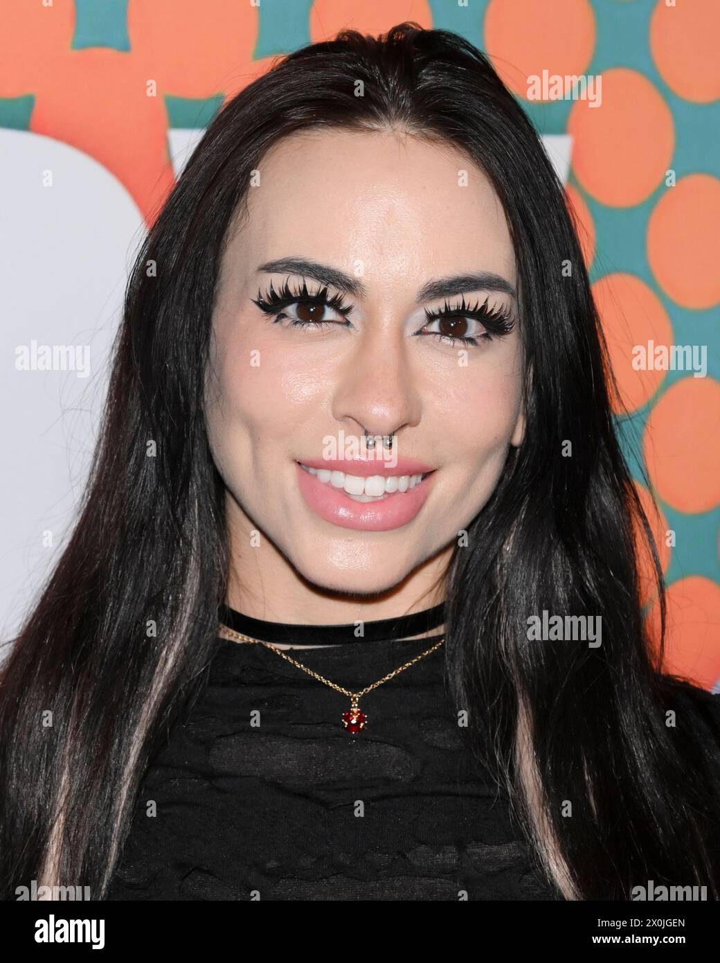 April 11, 2024, West Hollywood, California, U.S.: Blodvy attends Crunchyrollâ€™s LA Red Carpet