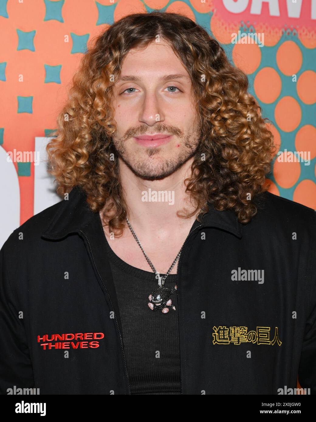 April 11, 2024, West Hollywood, California, U.S.: Jack ''NiceWigg'' Martin attends Crunchyrollâ€™s LA Red Carpet Premiere for â€œSPY x FAMILY CODE: Whiteâ (Credit Image: © Billy Bennight/ZUMA Press Wire) EDITORIAL USAGE ONLY! Not for Commercial USAGE! Stock Photo