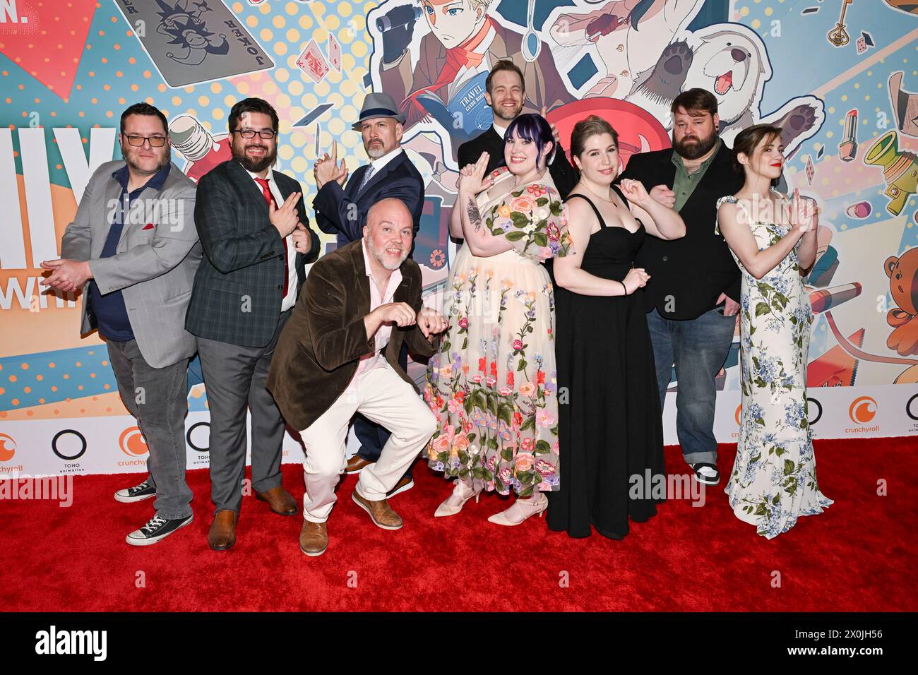 April 11, 2024, West Hollywood, California, U.S.: (L-R) Tyson Rinehart ...