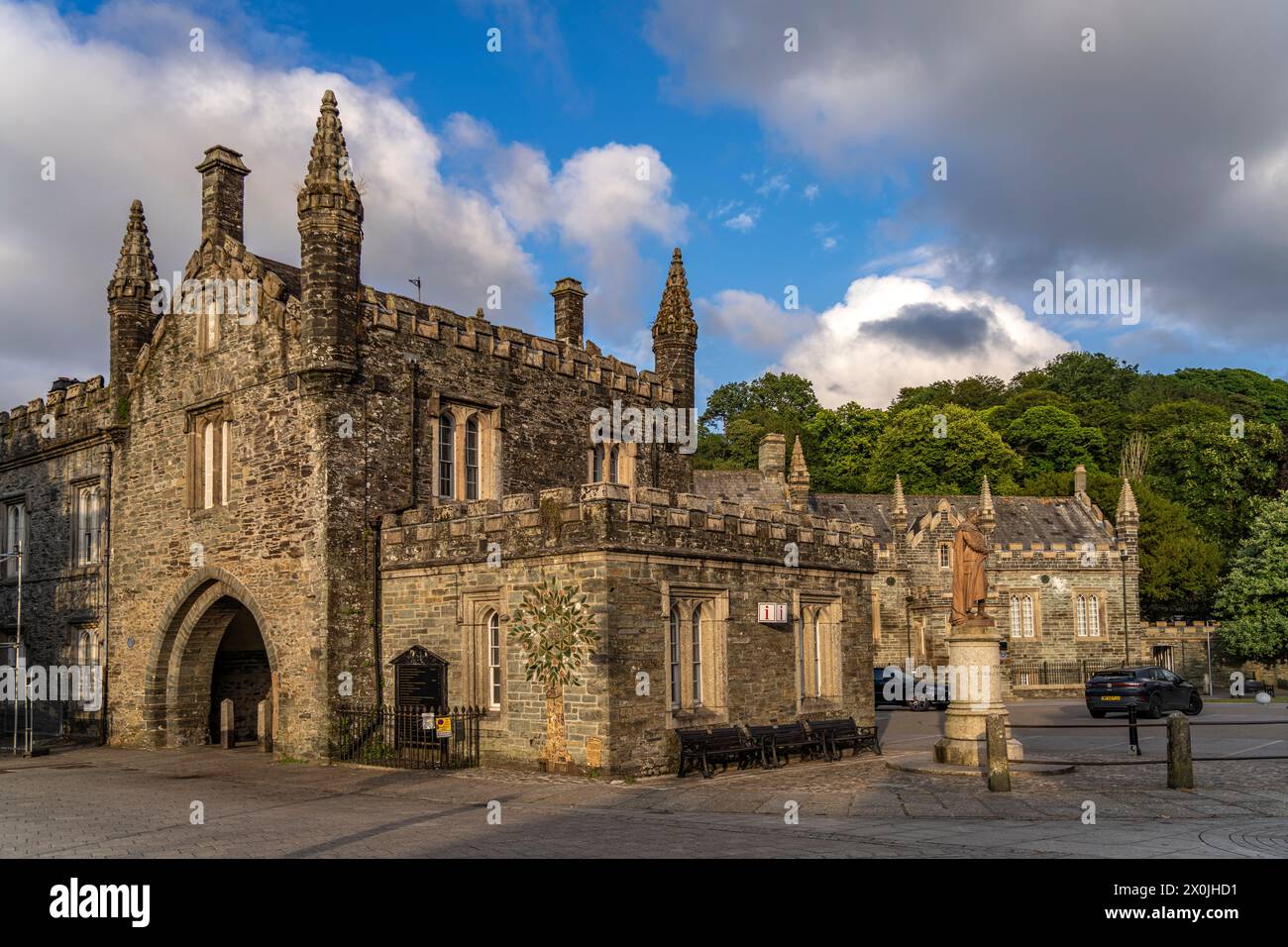 The Town Hall in Tavistock, Devon, England, Great Britain, Europe Stock Photo