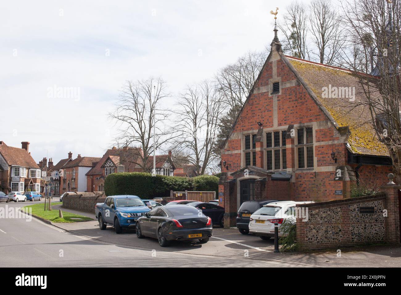 Old houses in Goring on Thames, Oxfordshire in the UK Stock Photo Alamy