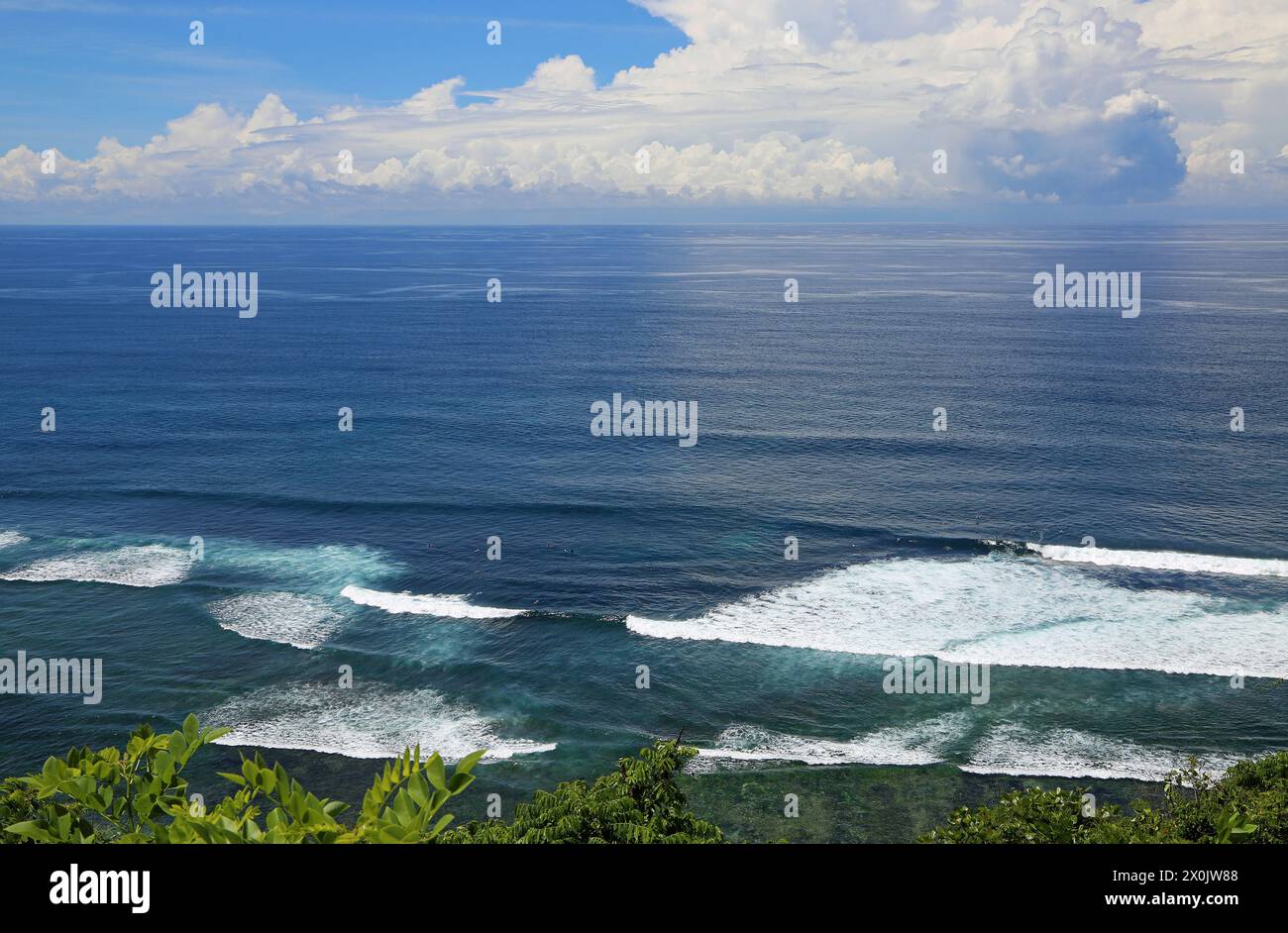 View at Nyang Nyang Beach, Bali Stock Photo