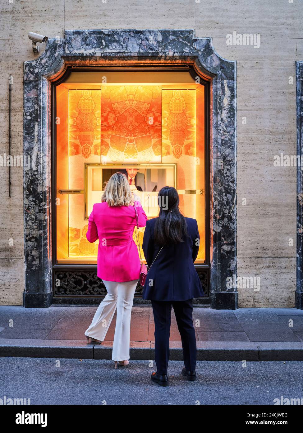 In the streets of Rome Stock Photo