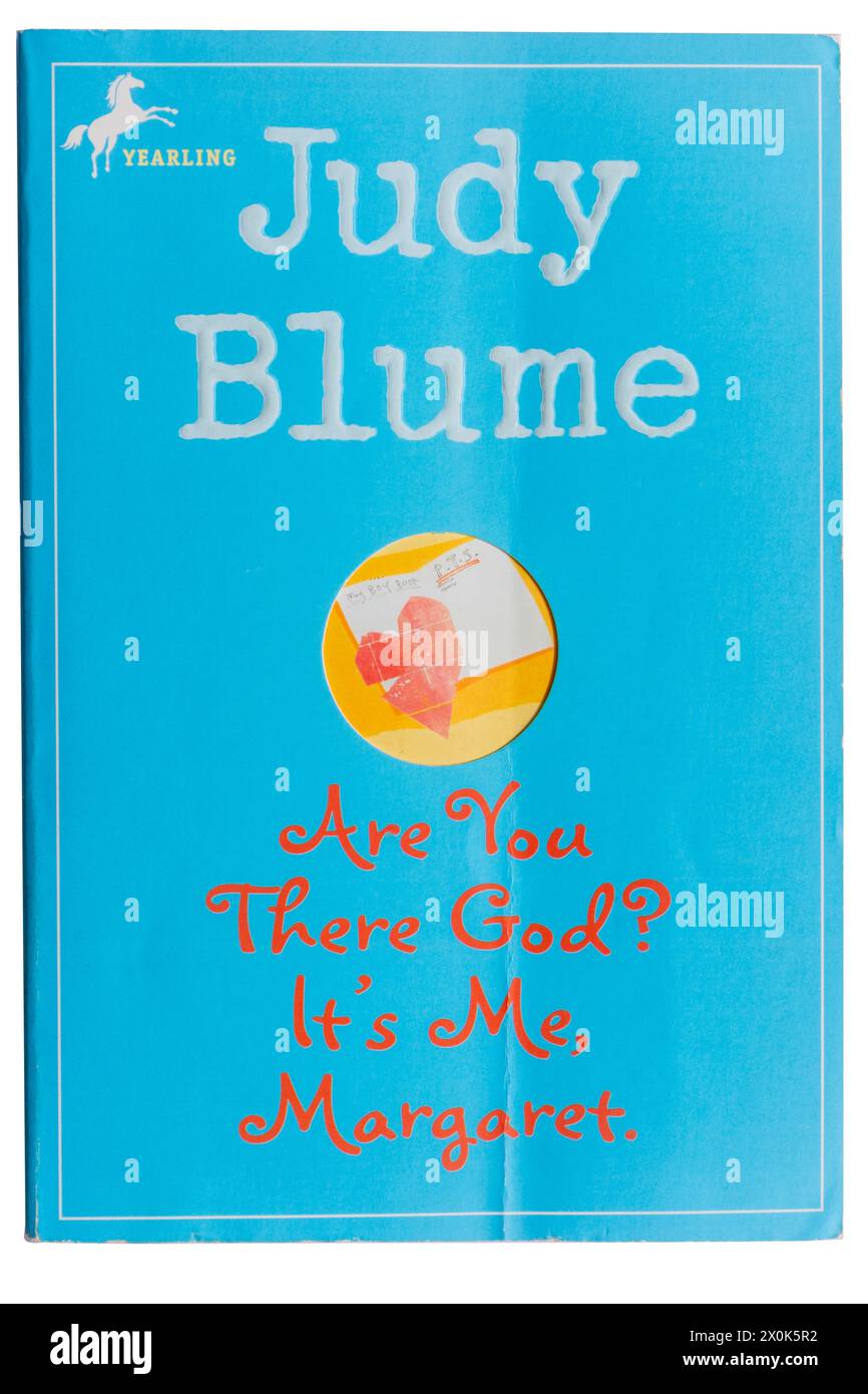 Are You There God? It's Me, Margaret, children's book by American writer Judy Blume Stock Photo