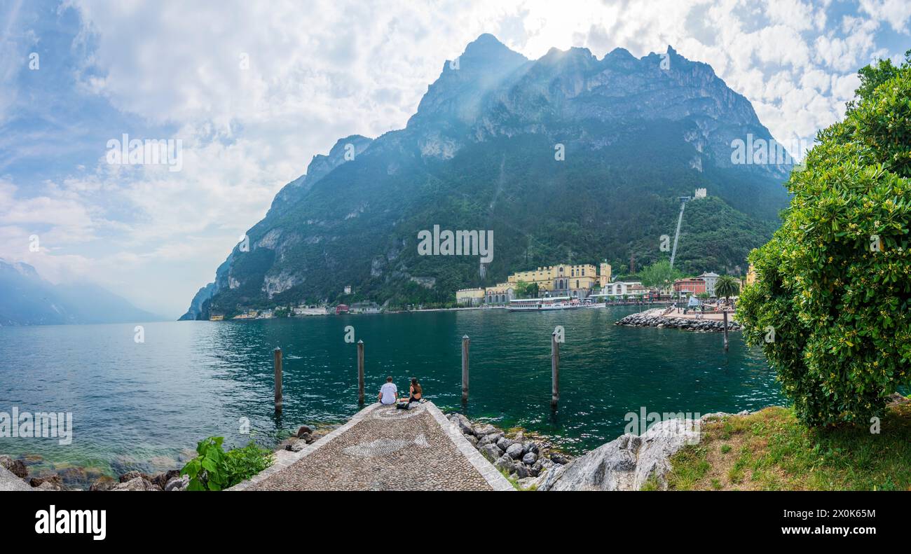 Riva del Garda, Lago di Garda (Lake Garda), passenger ship 'Italia