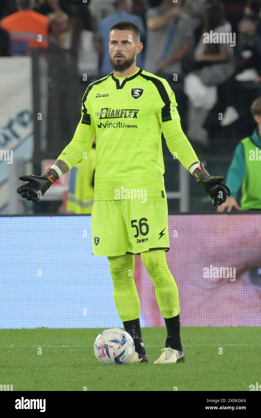 Rome, Italy, 12 April, 2024 Benoît Costil Of US Salernitana 1919 ...