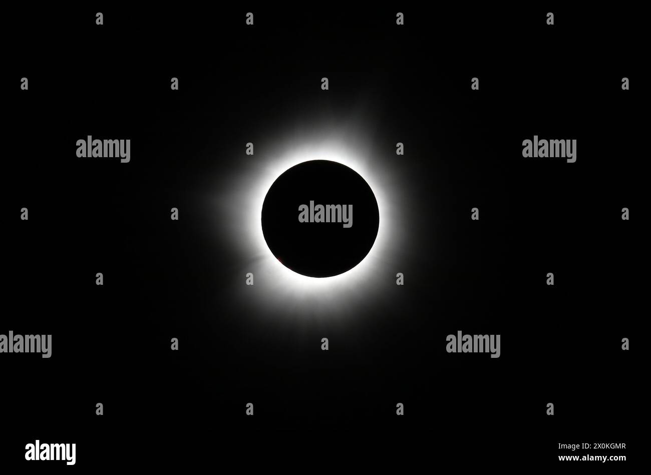 Total Solar Eclipse 2025 April 8 Stock Photo Alamy