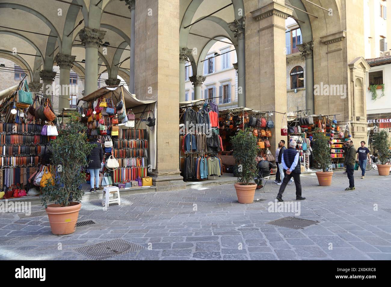 Italy, Tuscany, Florence, Mercato Nuovo Stock Photo