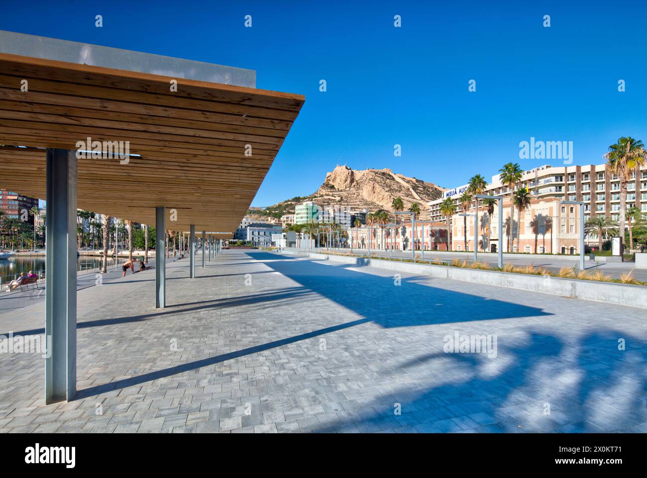 Hotel Melia Alicante, Marina Deportiva, Muelle de Levante, Alicante, Valencian Community, Spain, Stock Photo