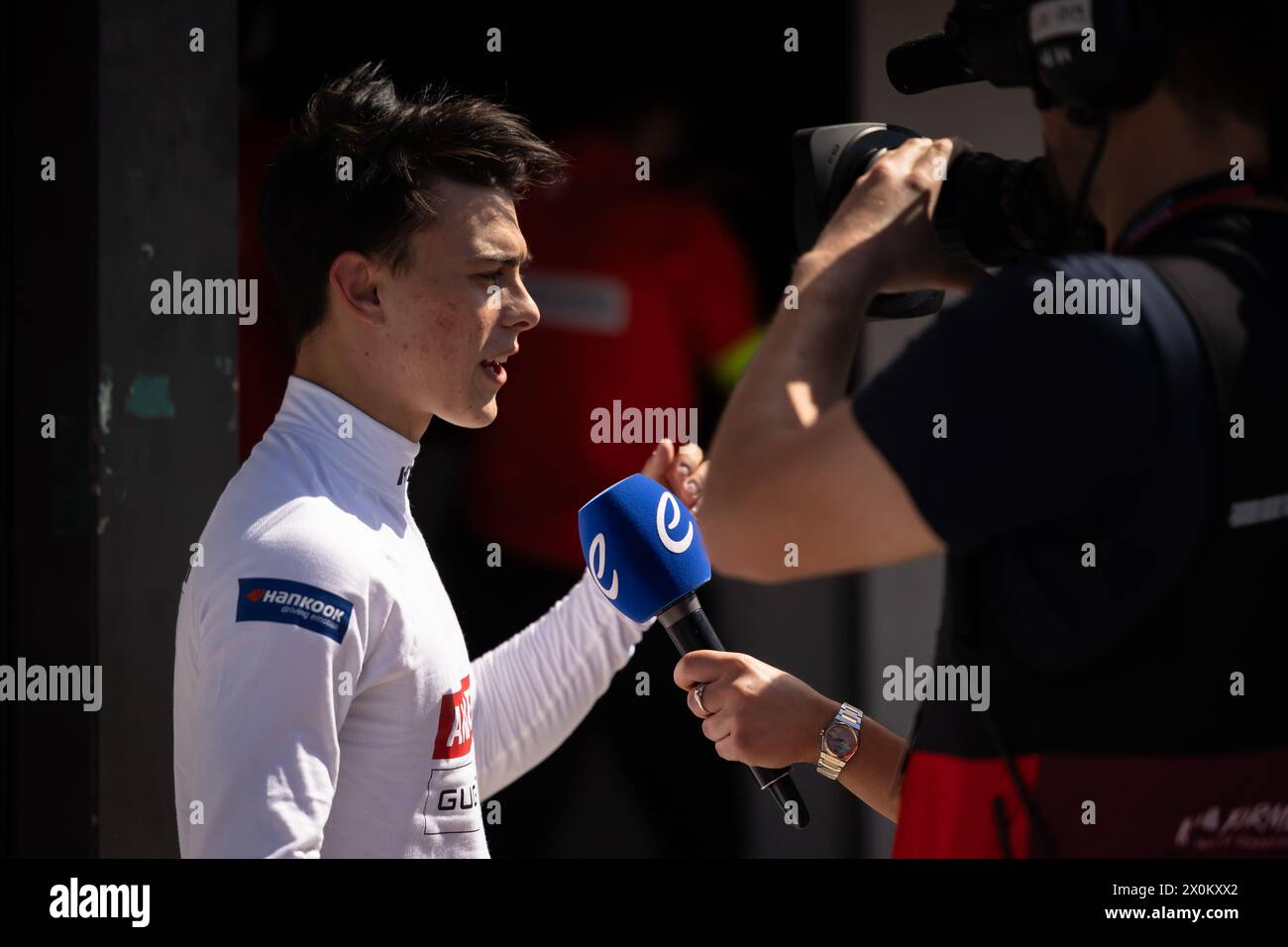 MALONEY Zane (bar), Andretti Global, Porsche 99X Electric, portrait during the 2024 Misano ePrix, 5th meeting of the 2023-24 ABB FIA Formula E World Championship, on the Misano World Circuit Marco Simoncelli from April 11 to 14, 2024 in Misano Adriatico, Italy Stock Photo