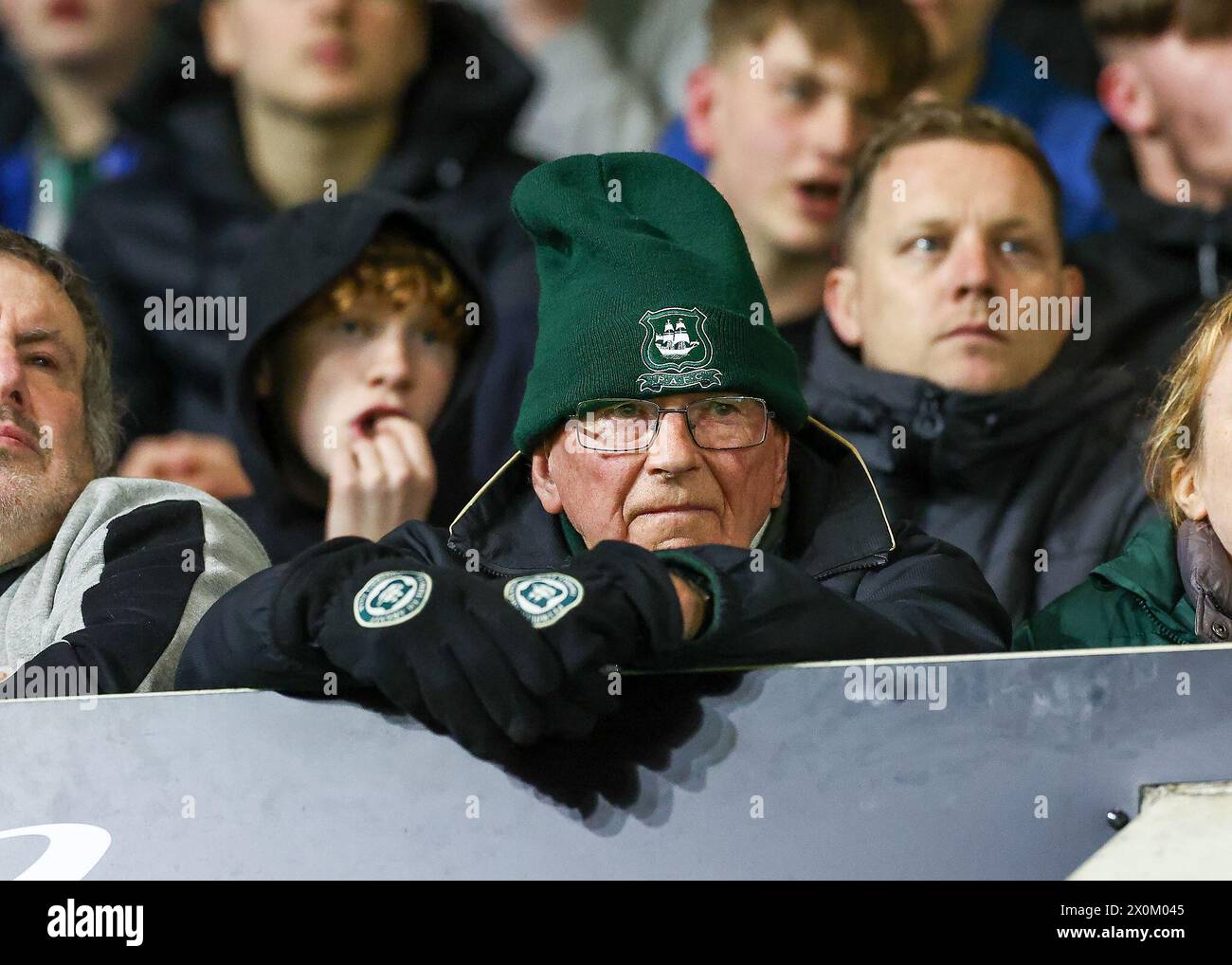 Plymouth Argyle fans during the Sky Bet Championship match Plymouth