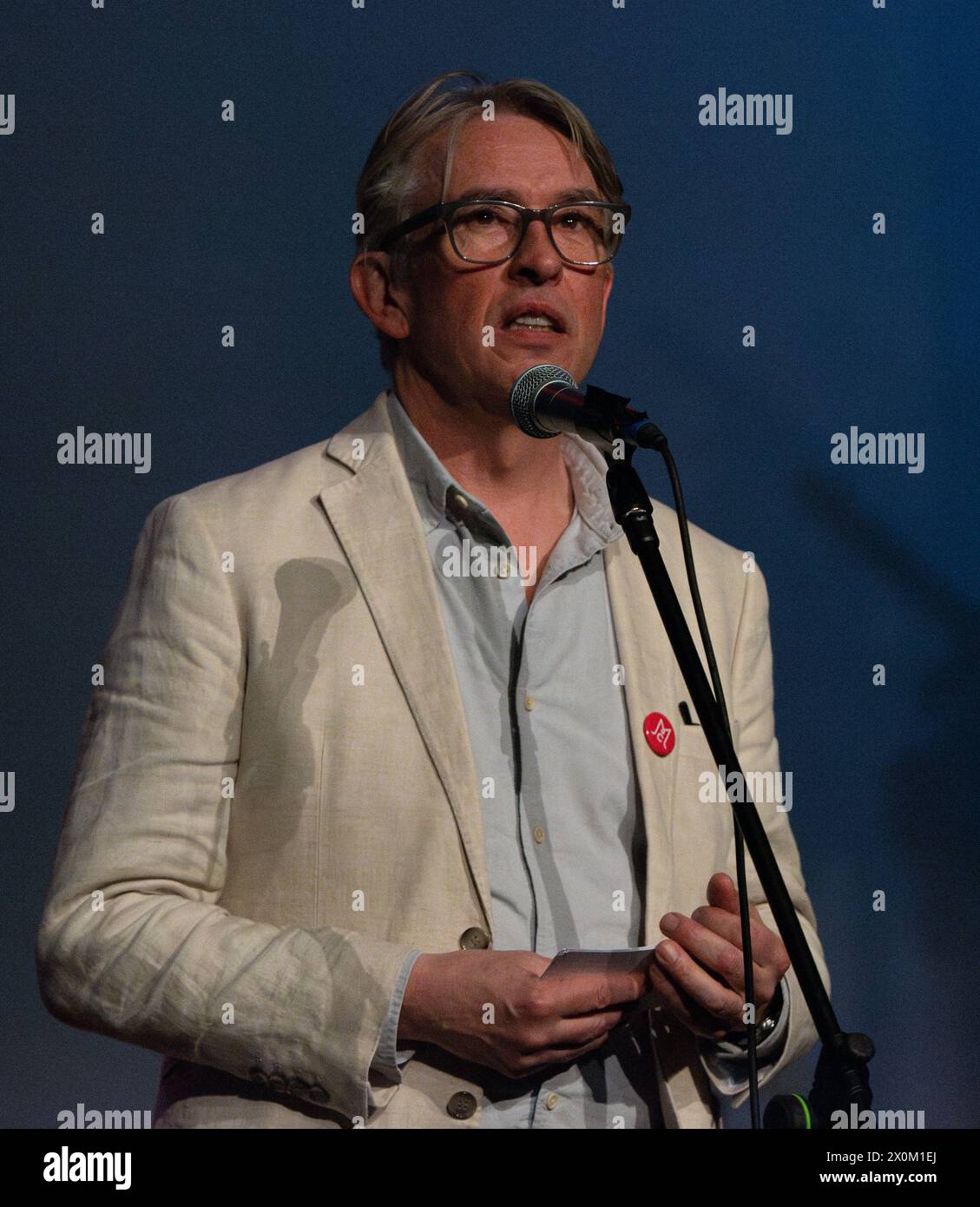 Steve Coogan at Middleton Co-operating Launch Party. Middleton Arena