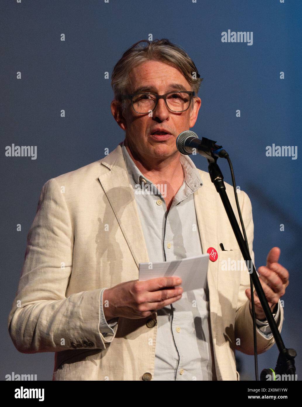 Steve Coogan at Middleton Co-operating Launch Party. Middleton Arena