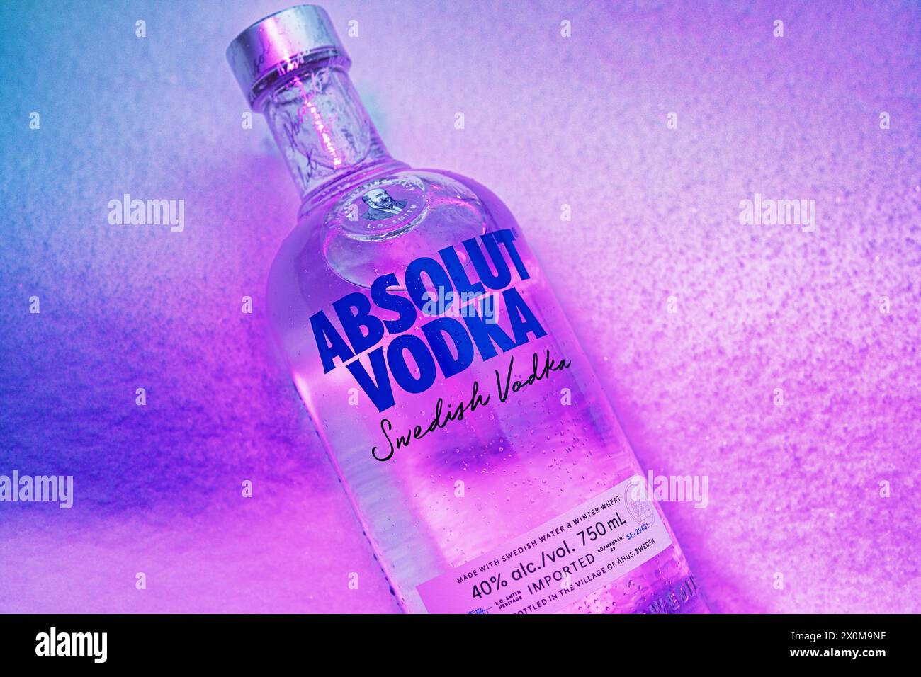 Absolut Vodka Stock Photo